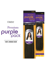 Outre Human Hair Weave Premium Purple Pack Yaki 10"12"14"
