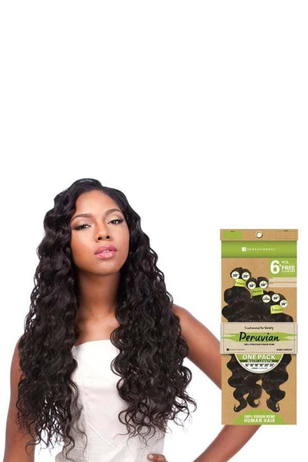 Sensationnel | Peruvian Loose Deep Multi Pack 100% Human Remi Hair | Custom Bundle | essence beauty
