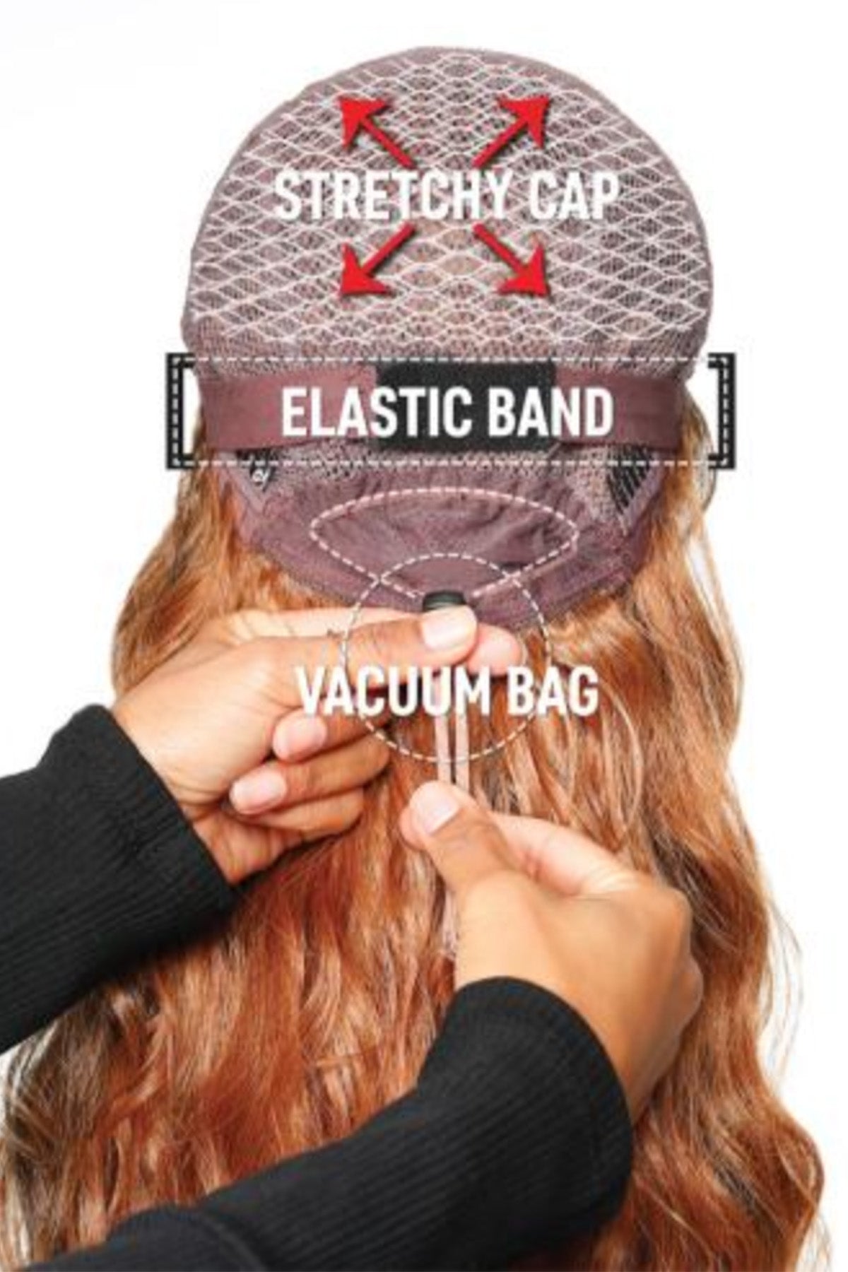 NWT! ZURY SIS - LIMO Zury Sis Hand-Tied Lace Front Wig - FIT-H LIMO – Ebonyline main image 3