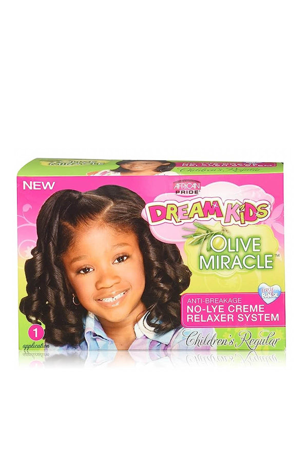 African Pride Dream Kids Olive Miracle Children's No-Lye Relaxer Kit