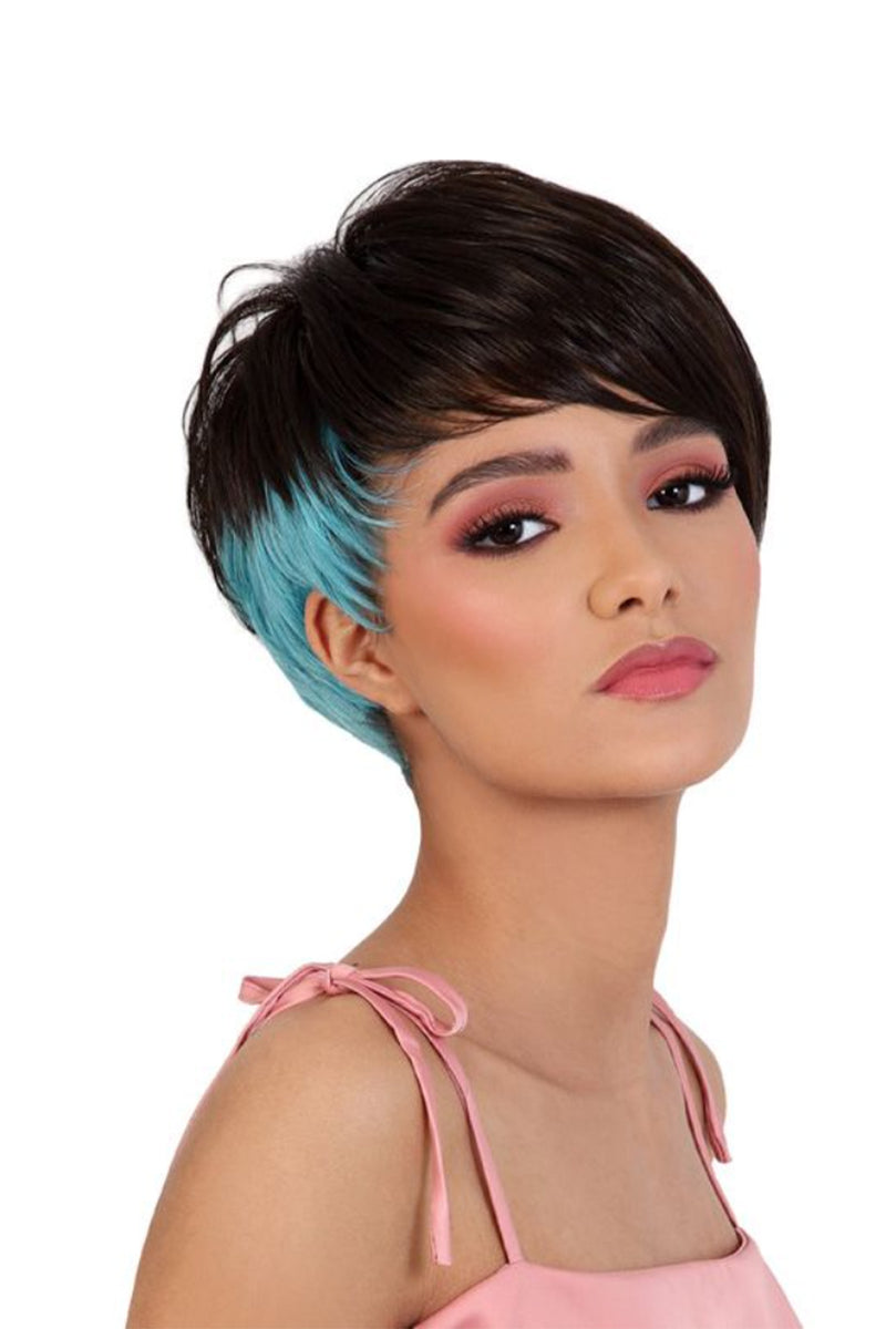 Motown Tress Day Glow Wig Synthetic Hair Wig - KATHY