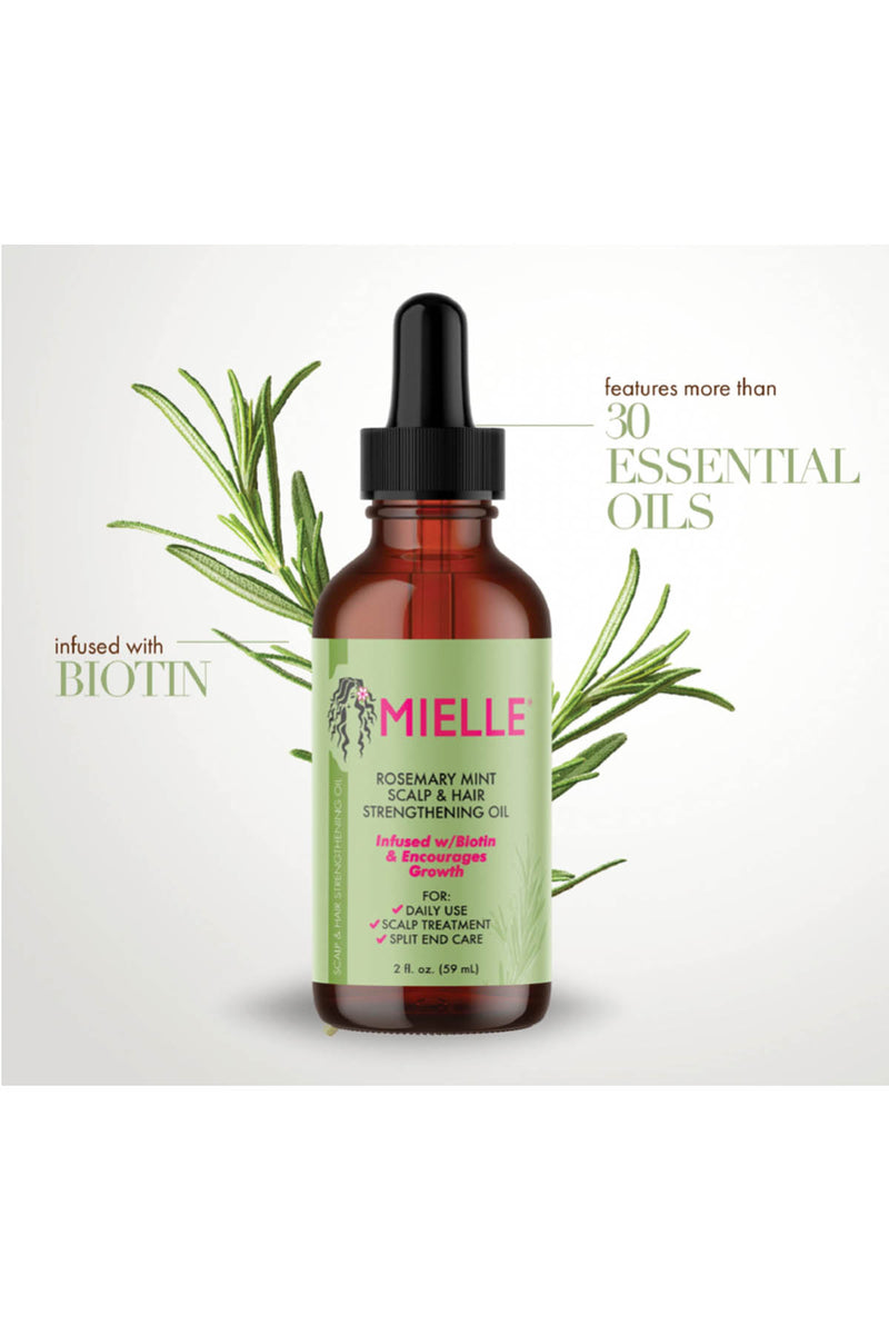 Mielle Rosemary Mint Scalp & Hair Strengthening Oil - 2 oz