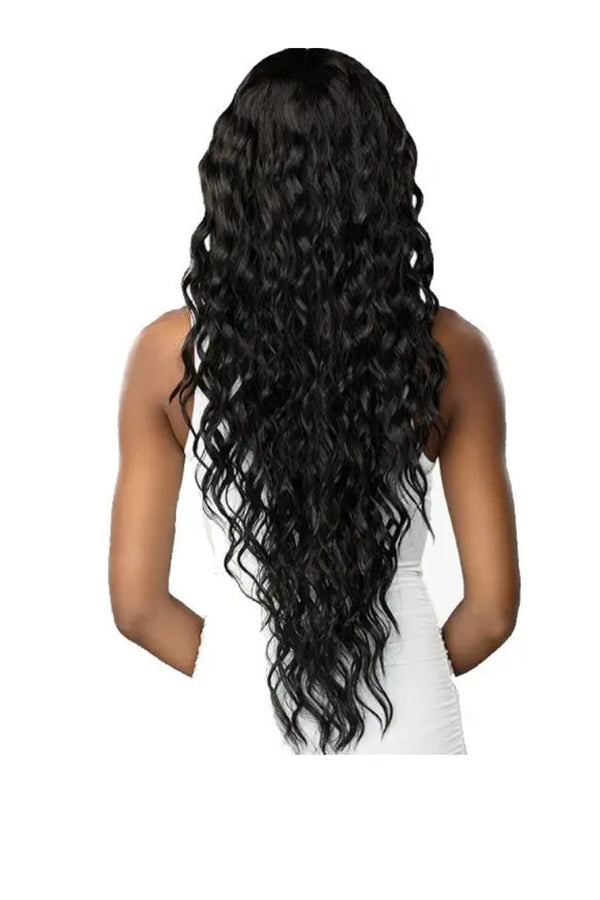 Sensationnel Butta Human Hair Blend Lace Front Wig - LOOSE CURLY 32"