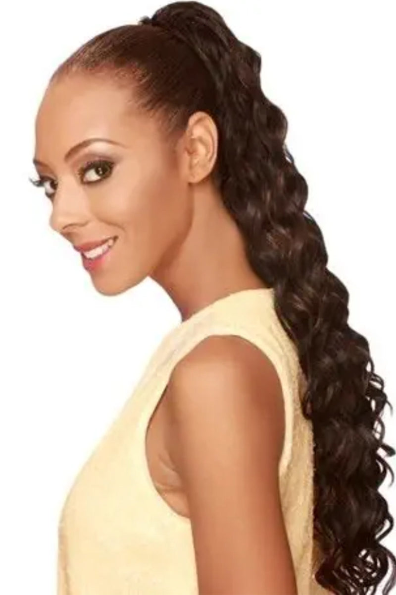 Zury Sis Dios Synthetic Drawstring Ponytail - Miss Ocean Wave