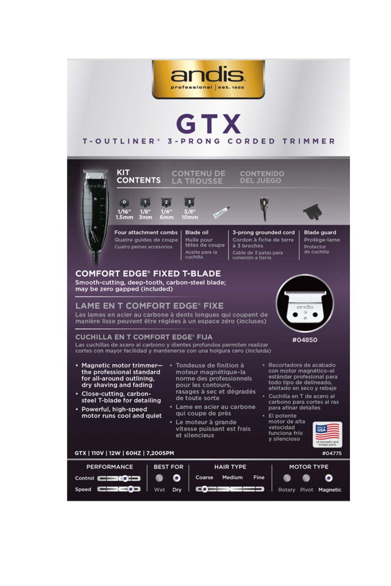 Andis | Andis GTX T-Outliner® T-Blade Trimmer | Electrical | essence beauty