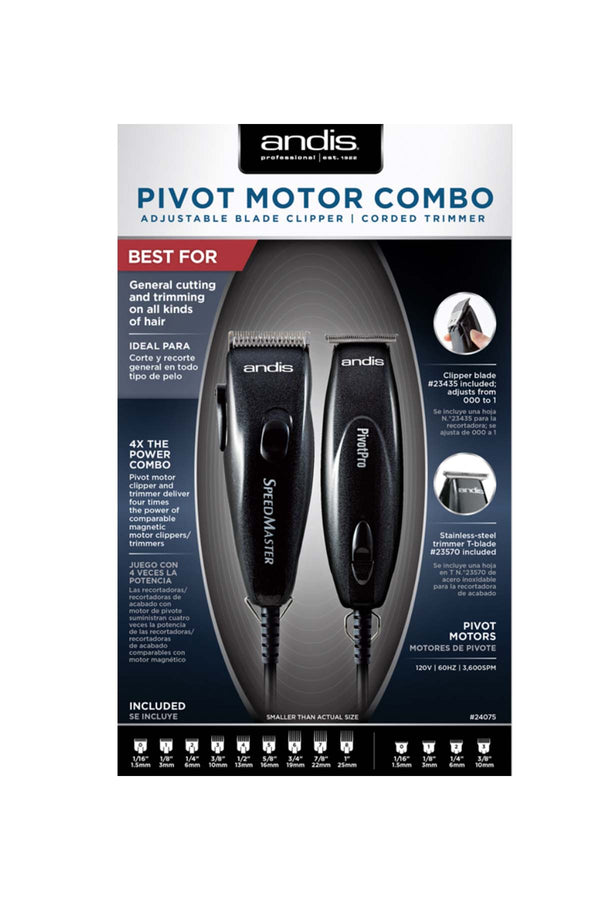 Andis | Andis Pivot Motor Clipper and Trimmer Combo | Electrical | essence beauty