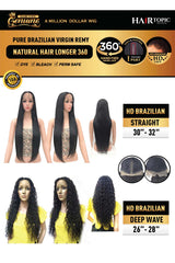 Hair Topic | HD Brazilian Lace 360 Straight | Wigs | essence beauty