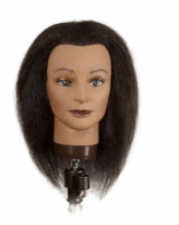 Annie Hairkins Series Mannequin Head Kinky 18In-20In Sophia 100% Human Hair