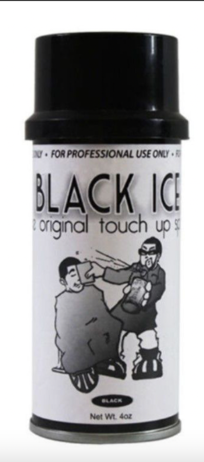 Black Ice Original Black Touch up Spray 4 oz